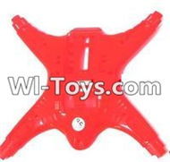 MJX X402 X402H Spare Parts-08 Bottom shell cover-Red,MJX X402H X402 RC Quadcopter Drone Spare Parts Replacement Accessories